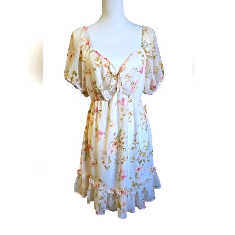 Liberty Love Cream Floral Dress